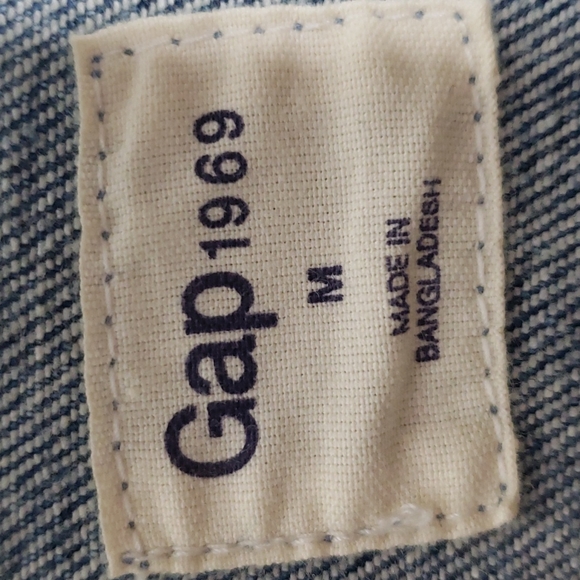 GAP Denim Jacket Contrasting Sherpa Spread Collar - Picture 10 of 14